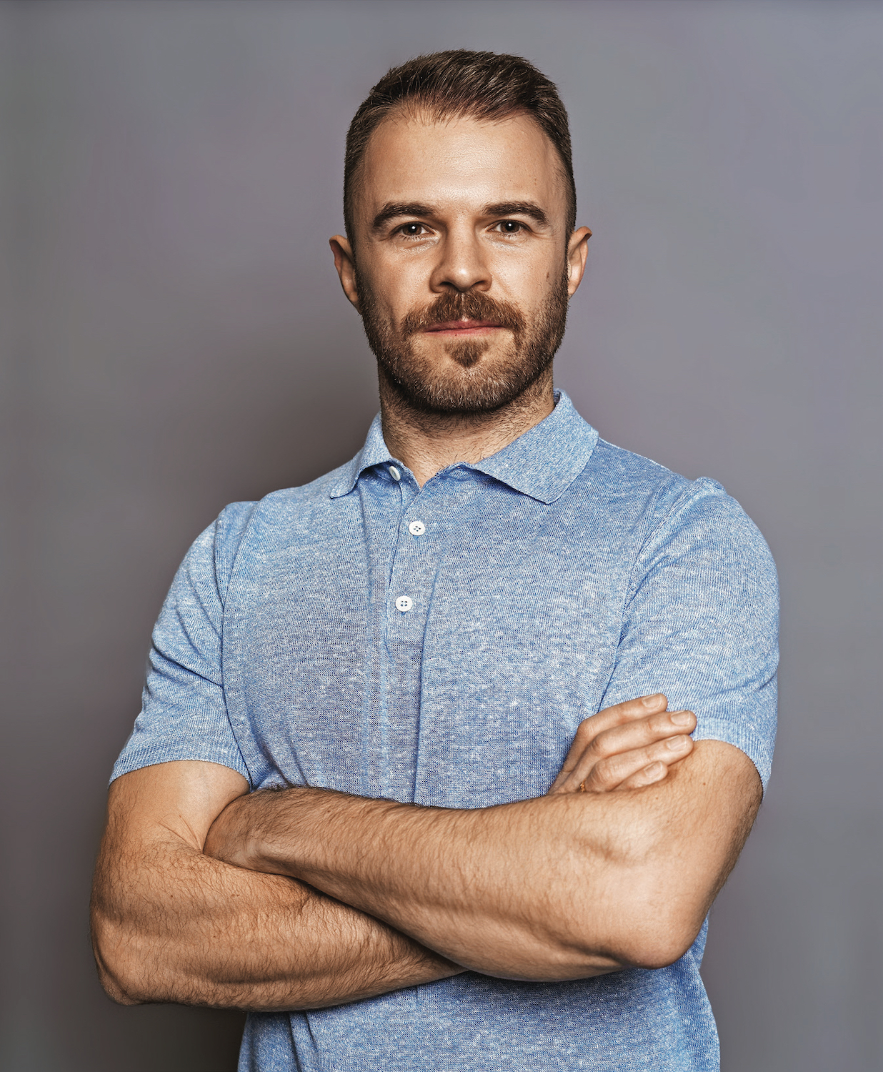 На Викторе: поло Isaia