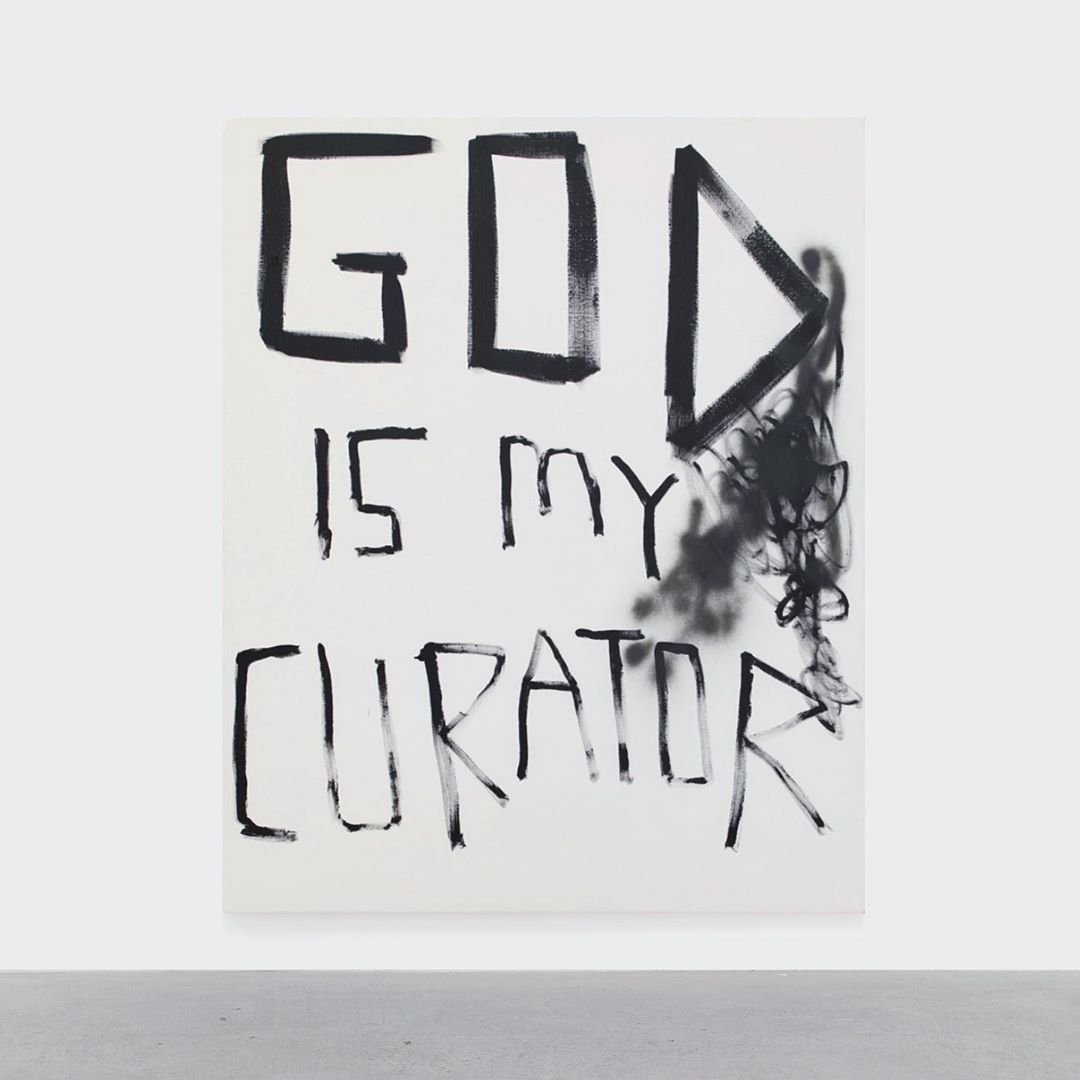 Ричи Кулве. «БОГ» (2020) 170 × 140 см, холст, акрил