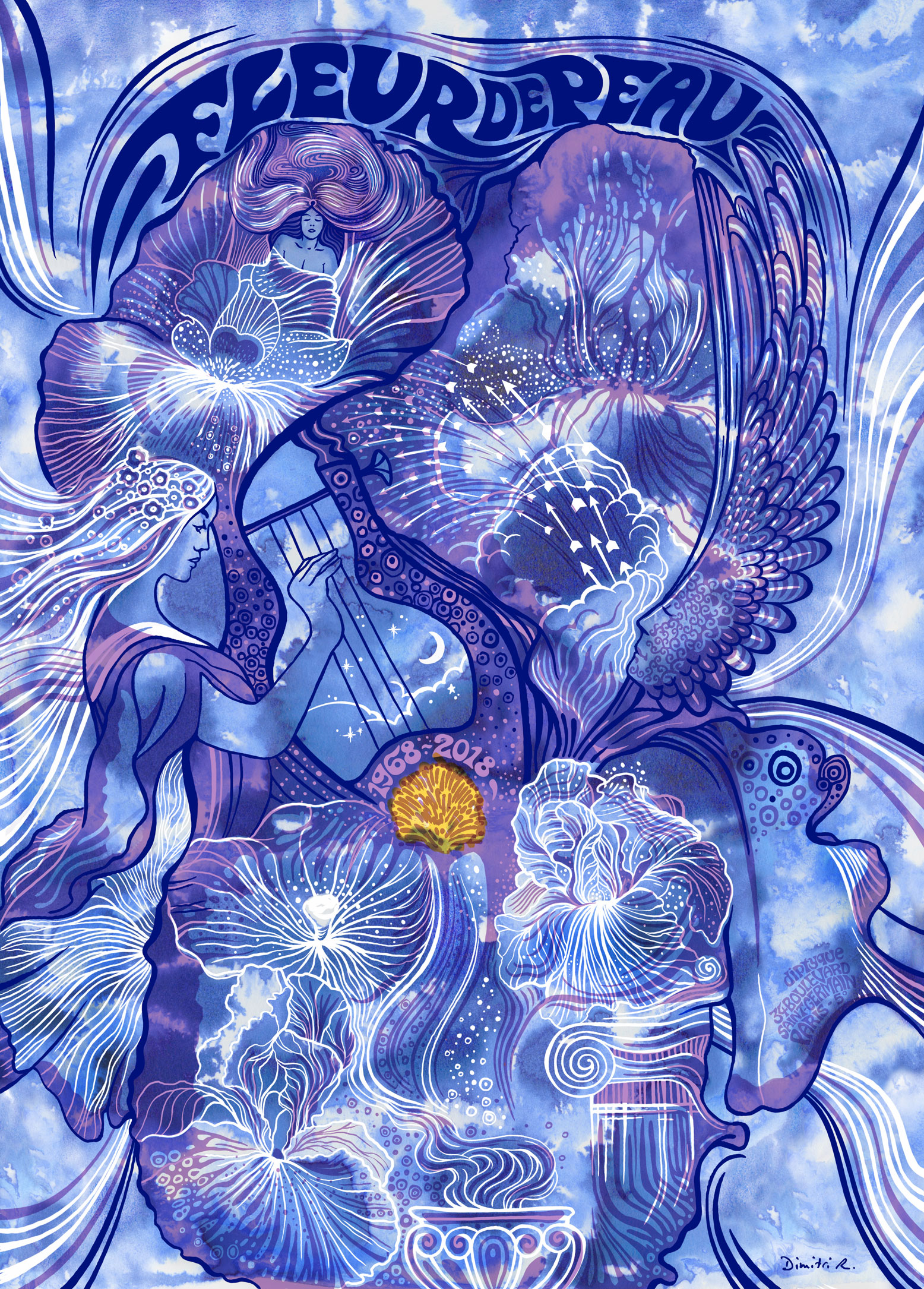 © DIPTYQUE. Diptyque, Fleur de Peau Affiche