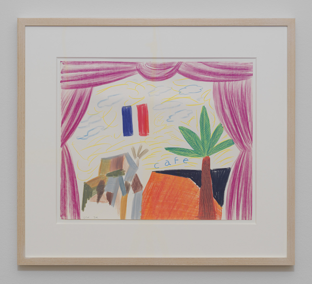 David Hockney, Café from Parade Triple Bill