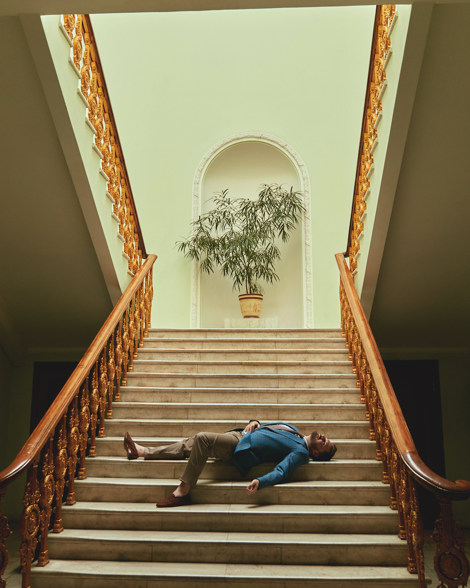 На Алексее: total look — Isaia