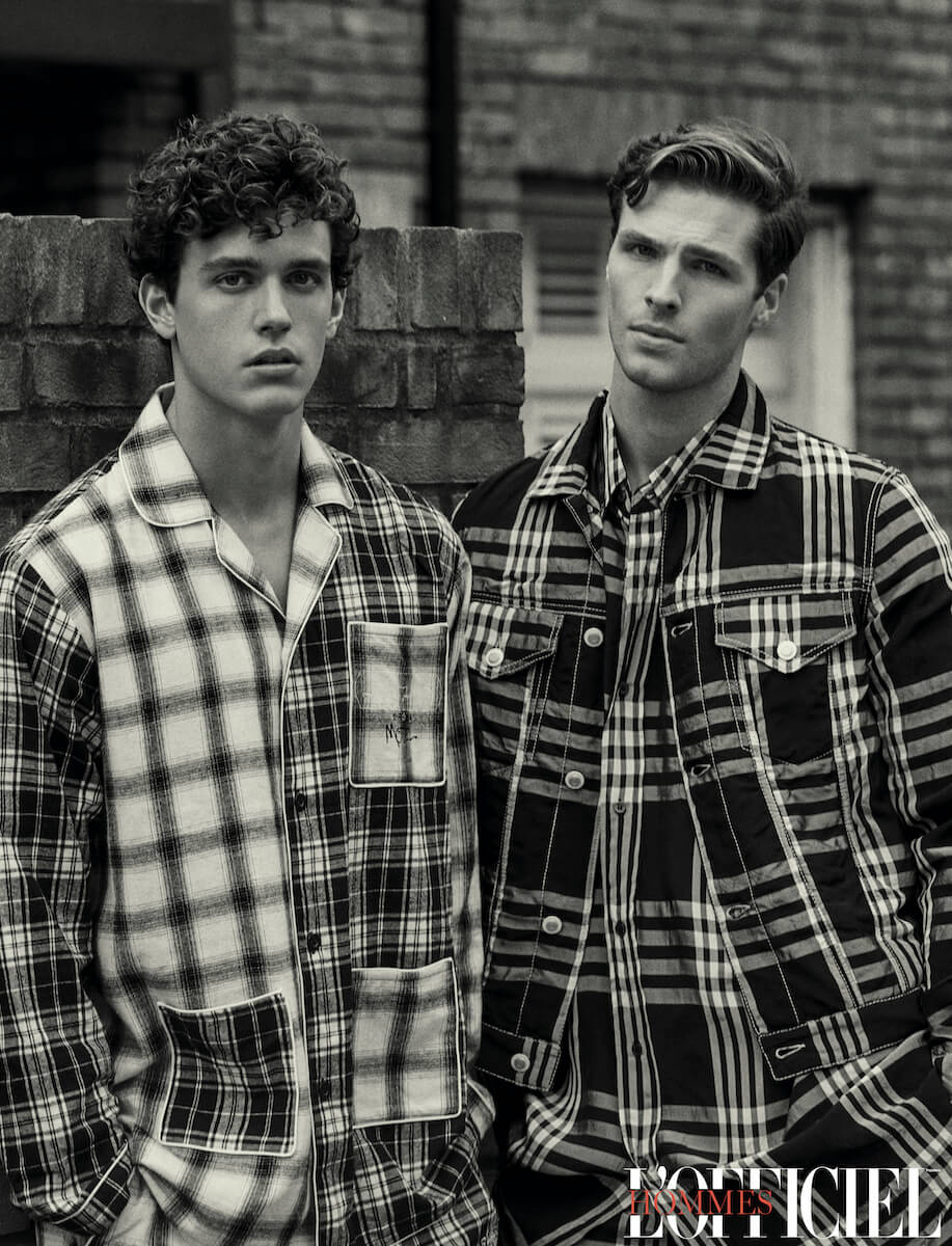 На Хавьере: рубашка, шорты – Liam Hodges; На Эде: жакет, рубашка, шорты – Marni 