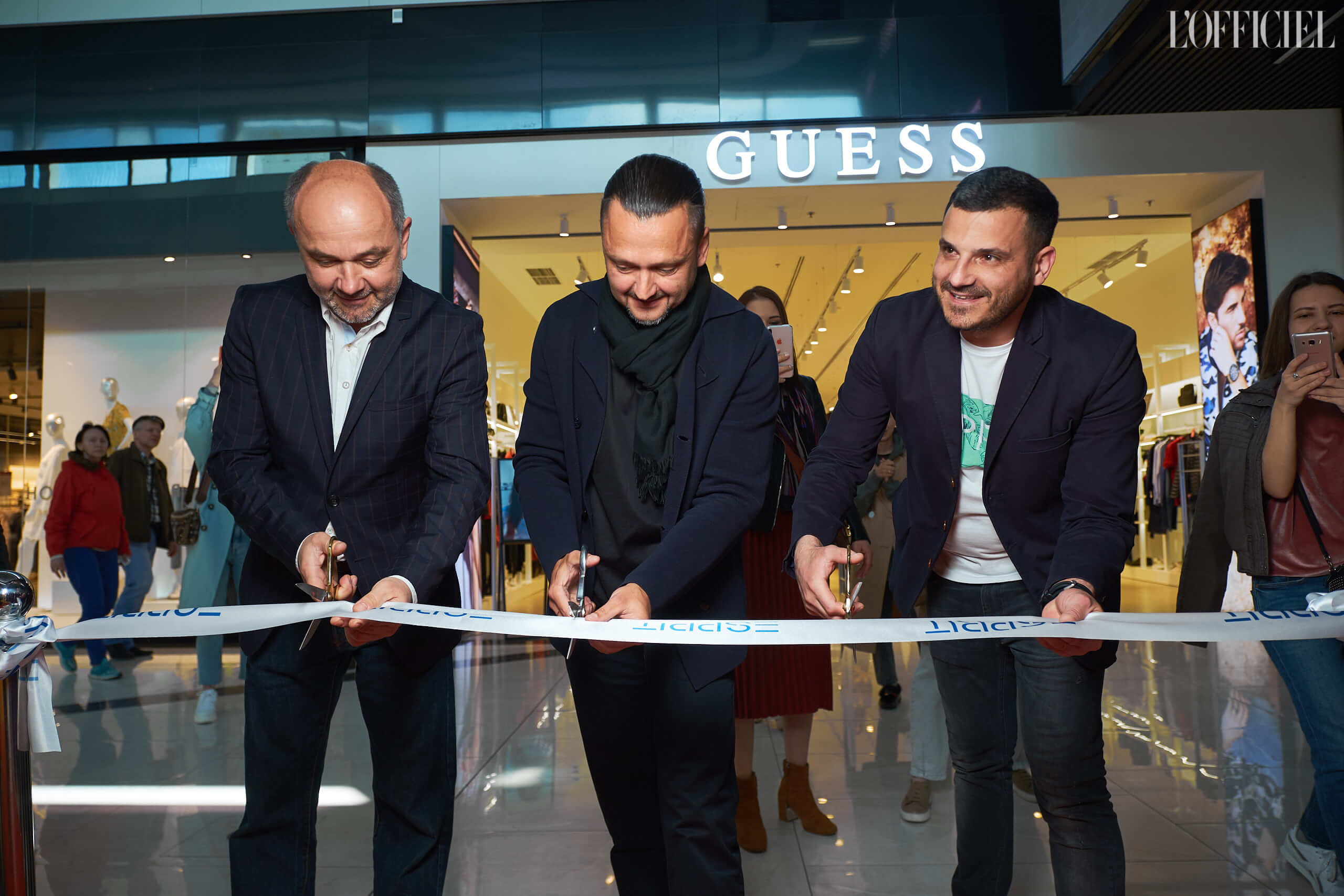 Представители бренда Esprit: Николай Андриенко, Олег Калиниченко, Олег Бильдюкевич