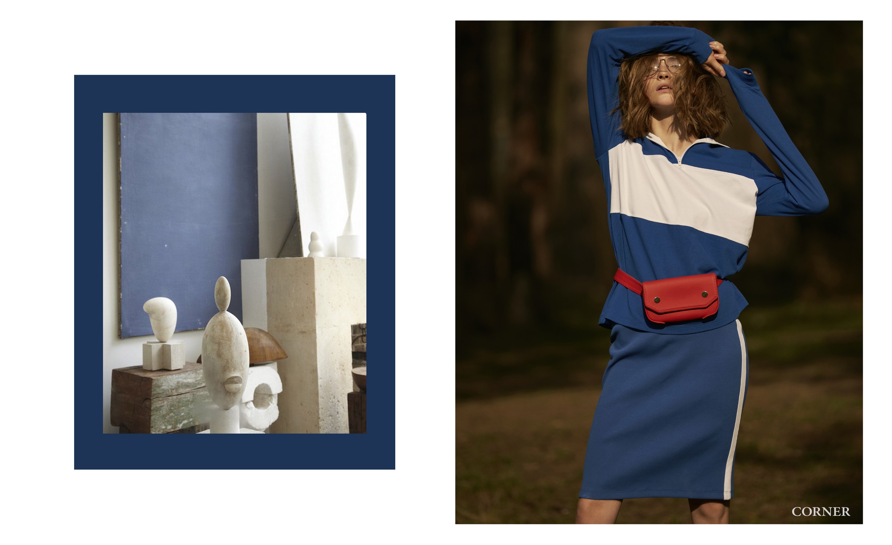 Костюм — Corner, сумка — Vuntes