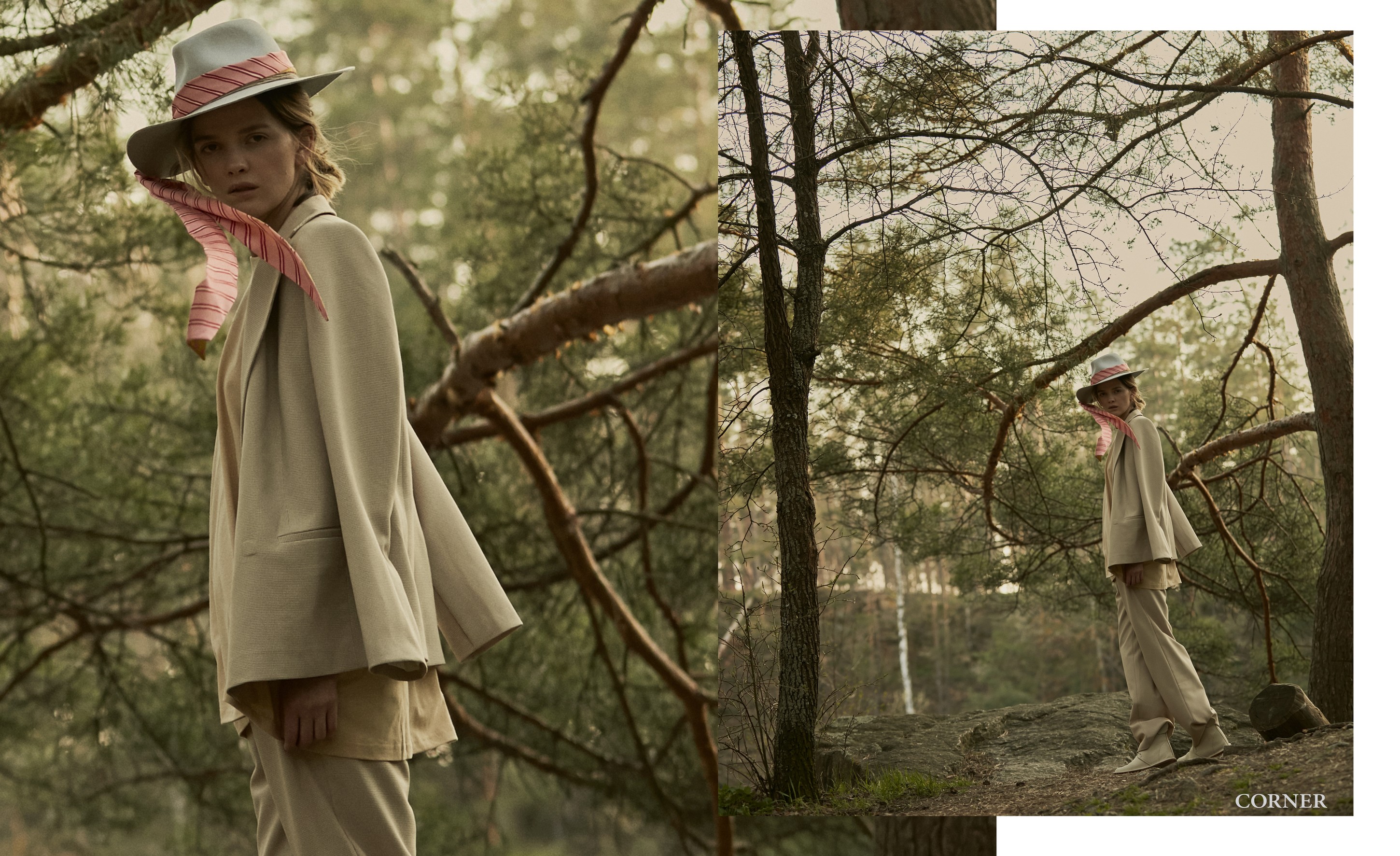 Шляпа — Shmelevsky, платок — Gunia_project, футболка — Monochrome, костюм — Corner