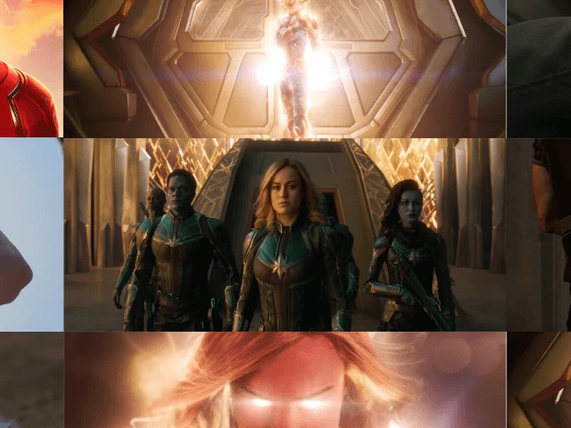 Бри Ларсон и Сэмюэль Л. Джексон в новом трейлере "Капитана Марвел"