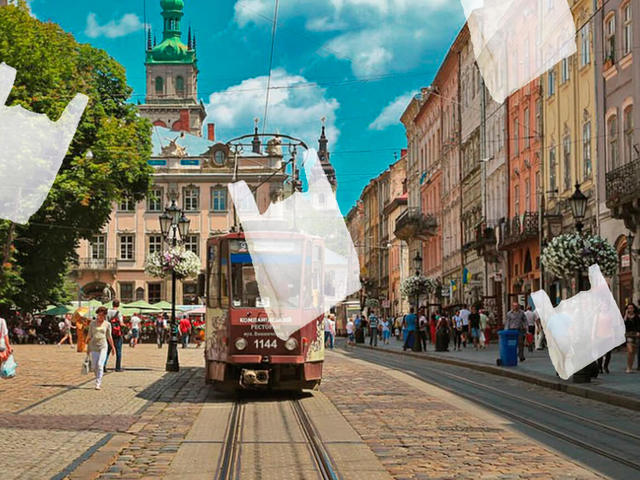 Супермаркеты Львова на один день откажутся от полиэтиленовых пакетов