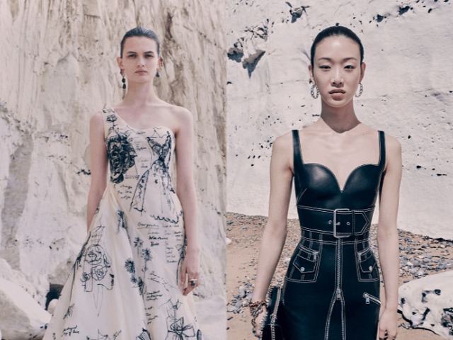 Розы, деграде и Голливуд 1950-х в круизной коллекции Alexander McQueen 