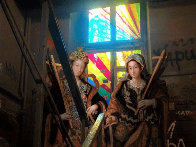 Тур по подъездам и маршруткам: Украинский художник "переселил" героев известных картин в городскую реальность