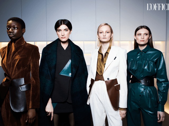 Портрет женщины: Театральная художница создала принт для новой коллекции Katerina Kvit & T.Mosca