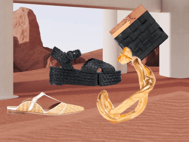 3 примера, с чем носить плетеную обувь