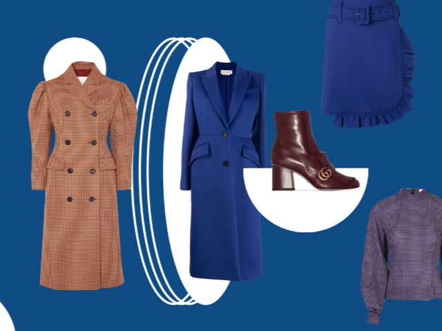 Как носить цвет 2020 года — классический синий