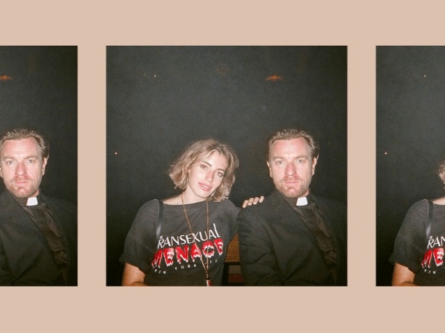 Юэн Макгрегор снимается в фильме The Birthday Cake со своей дочерью 