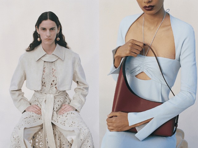 Перуанское кружево и пальто из верблюжьей шерсти в коллекции Jonathan Simkhai