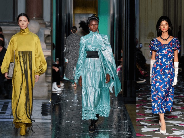 22 необычных вечерних платья с Недели моды в Лондоне 