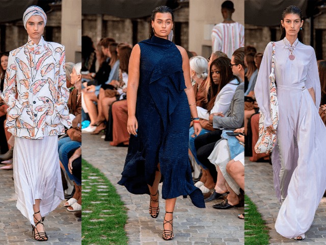 Кочевое племя: Платья-робы и морские узлы на поясах в коллекции Roland Mouret