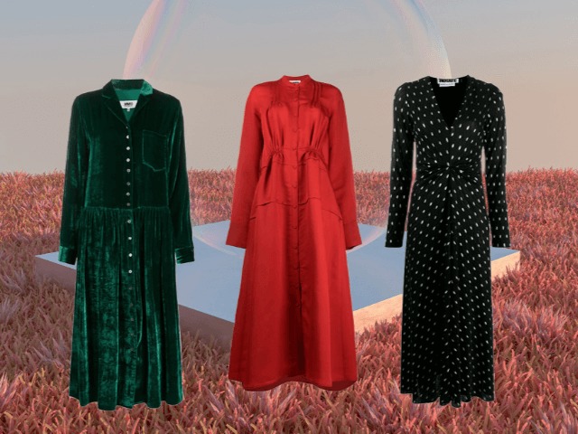 24 платья с длинными рукавами для элегантной осени