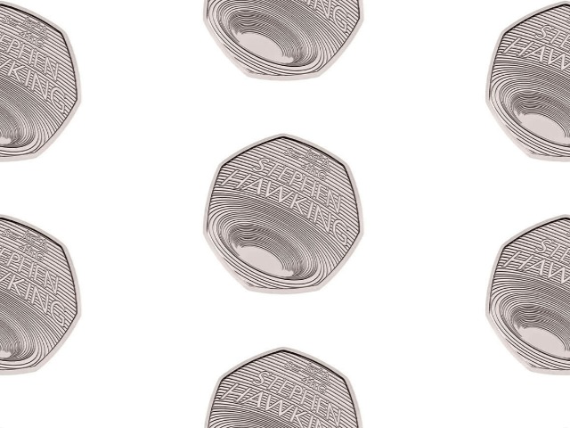 В Британии выпустили монету с черной дырой в память о Стивене Хокинге