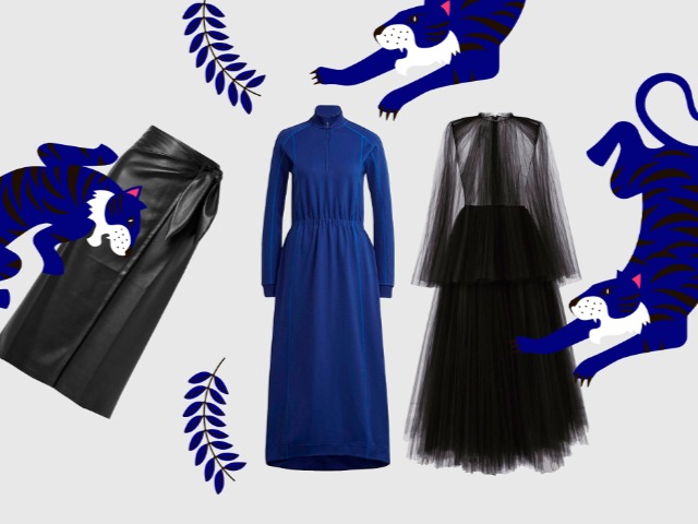 Голубой, черный и синий — главные цвета, в которых стоит встречать год Водяного Тигра