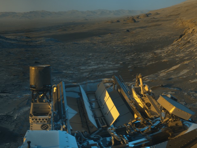 NASA показало редкую фотографию Марса