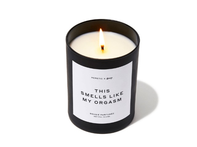 Вещь дня: Свеча This Smells Like My Orgasm от Гвинет Пэлтроу