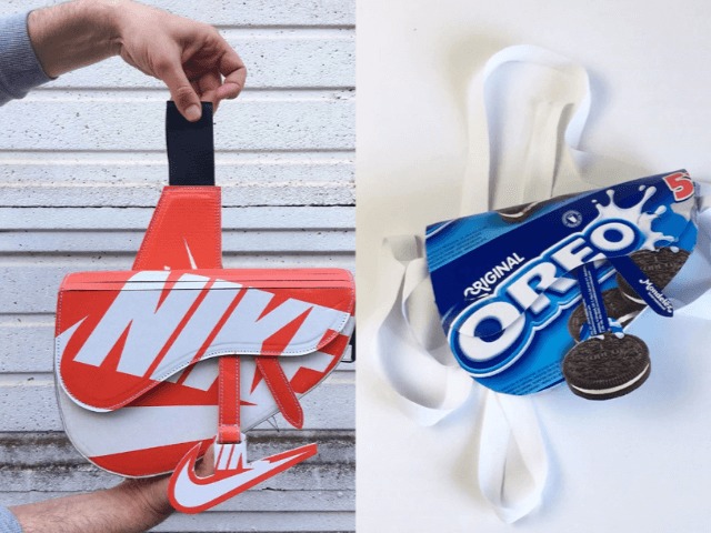 Инстаграм дня: Копии брендовых сумок, которые собрали из мусора. Инструкции прилагаются