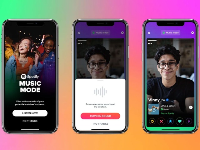 Новая функция Tinder позволит подобрать пару по музыкальному вкусу