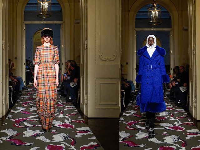 Шубы и меховые пальто из переработанных материалов на показе Shrimps