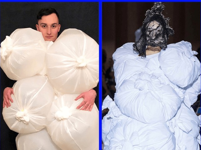 #HomeCouture: Пользователи инстаграма воссоздают кутюрные образы из подручных материалов