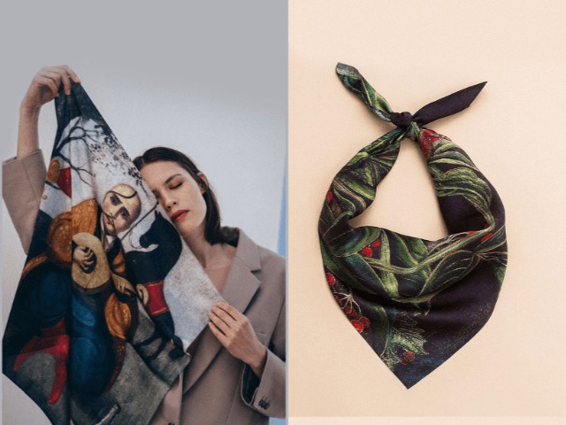 Белокур, Куинджи, Айвазовский: Бренд Oliz выпустил коллекцию платков с работами украинских художников