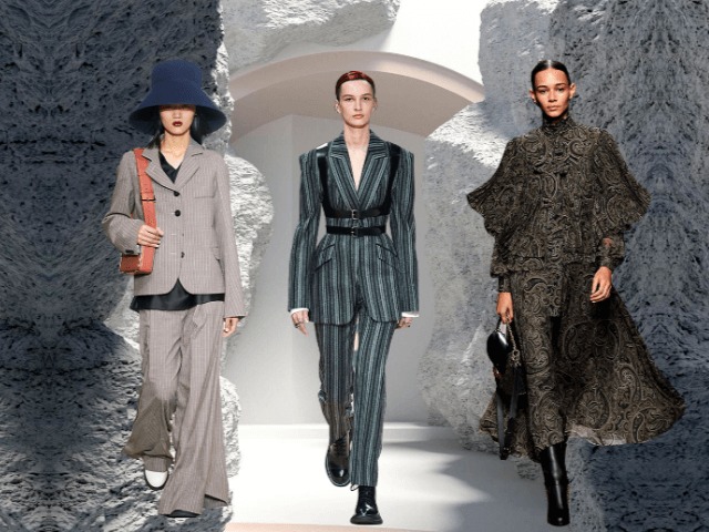 Полоска, абстракция, пейсли: Три модных принта предстоящей зимы