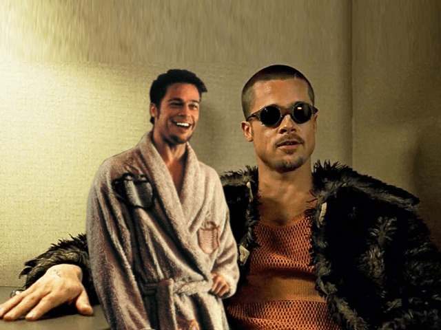 Брэд Питт в халате и плюшевой шубе: Образ и стиль киногероя в фильме "Бойцовский клуб"