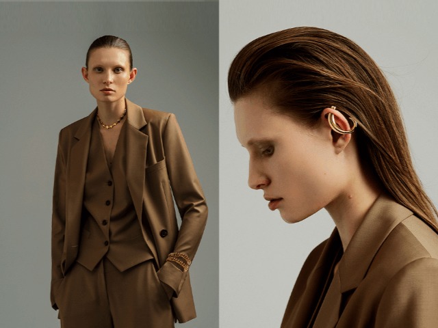 Игра линий: Съемка L'Officiel