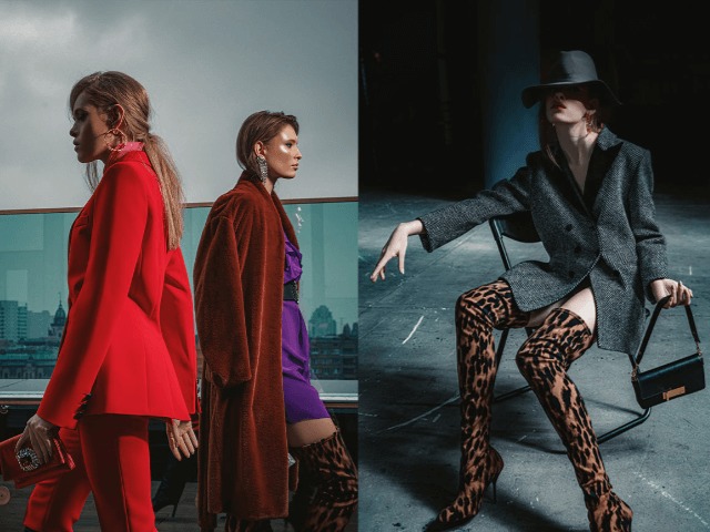 Яркие сочетания и леопардовый принт в съемке выпускников fashion-курса FLAB 