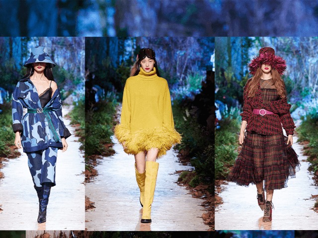 Жители мира: Этнические узоры, клетка и бархатный камуфляж в коллекции Ralph & Russo