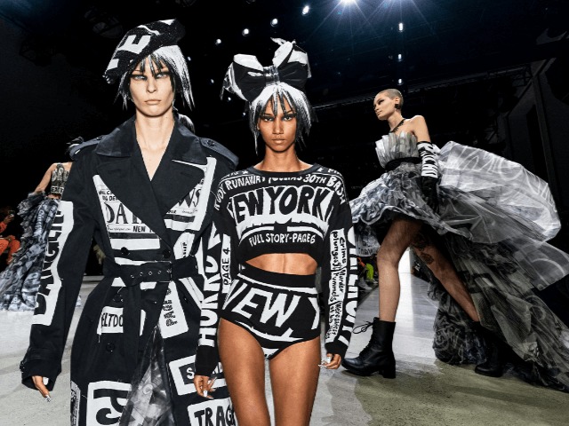 Джереми Скотт посвятил коллекцию информационному мусору 