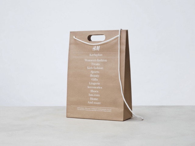 H&M переходят на экоупаковку