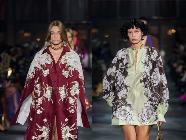 Показ Valentino прошел на рынке: Пьерпаоло Пиччоли представил свои версии архивных творений Гаравани