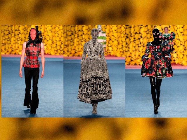 Цветы и фетиш-эстетика: Коллекция Richard Quinn осень-зима — 2020