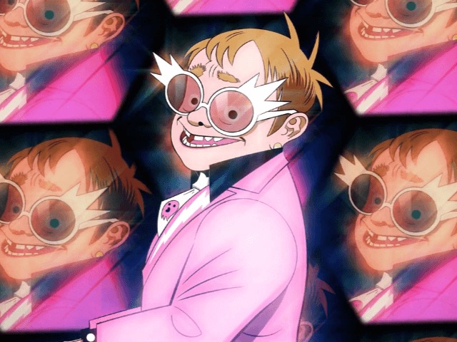 The Pink Phantom: Gorillaz выпустили совместный клип с Элтоном Джоном