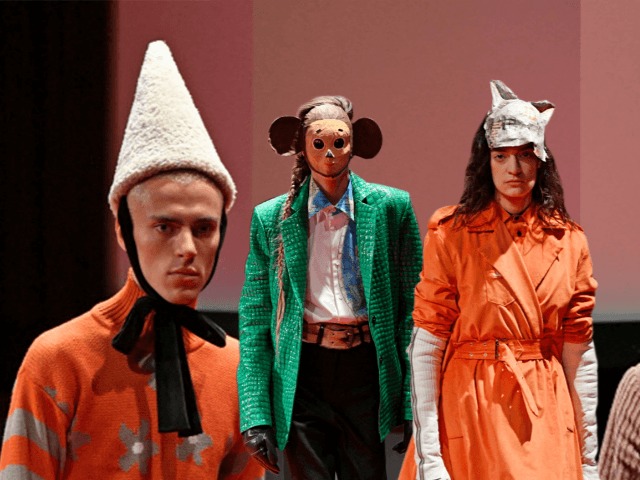 Anton Belinskiy устроил модный утренник с игрушечным масками в Париже