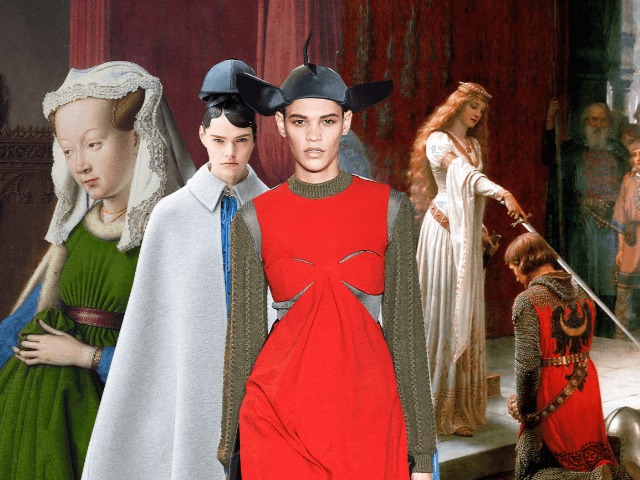 Пурпуэн, хук и мантель: Что осталось от средневековой моды в современных трендах