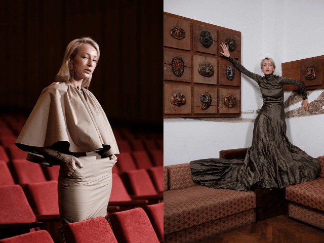 В зрительном зале: Олимпия Вайтмусташ в съемке L’Officiel Online