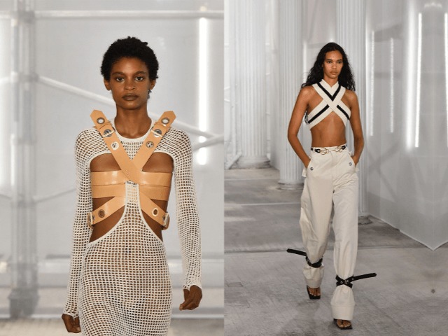 Фетиш-конструктивизм и конская сбруя в осенней коллекции Dion Lee