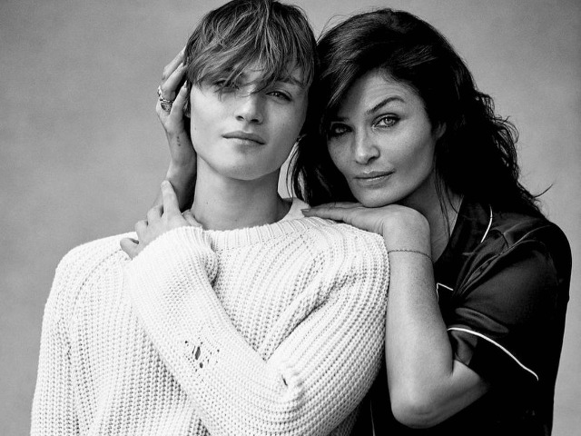 Как две капли: Хелена Кристенсен снялась в рекламе Victoria’s Secret с сыном