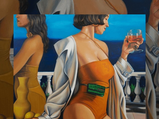 Художница Хлои Вайс нарисовала рекламный постер для Jacquemus