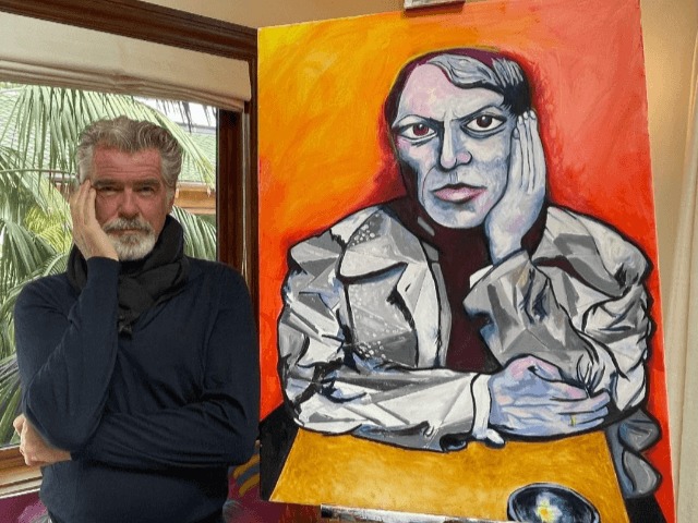 Пирс Броснан стал художником. Актер организует выставку своих работ