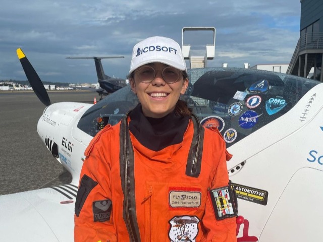 19-летняя летчица облетела земной шар и поставила новый мировой рекорд