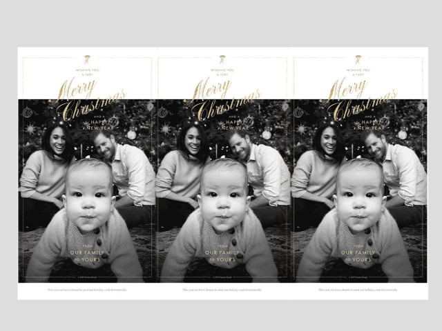 Королевская семья выпустила рождественские открытки