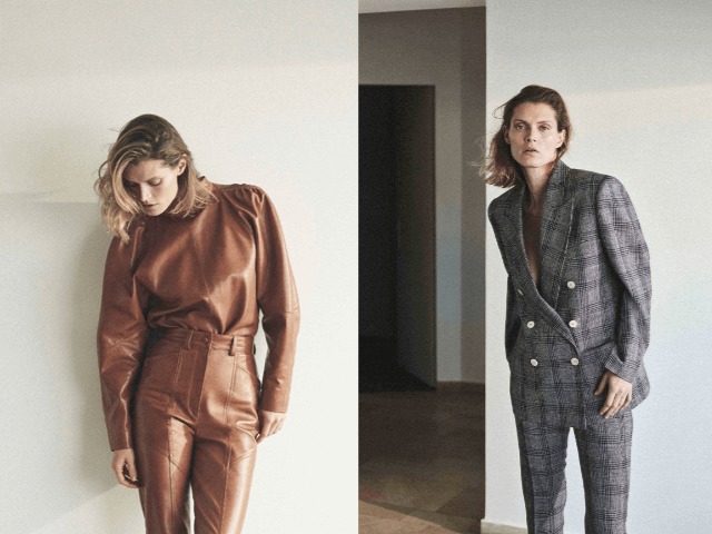 Акцент на плечах и фактурные ткани в предосенней коллекции Isabel Marant